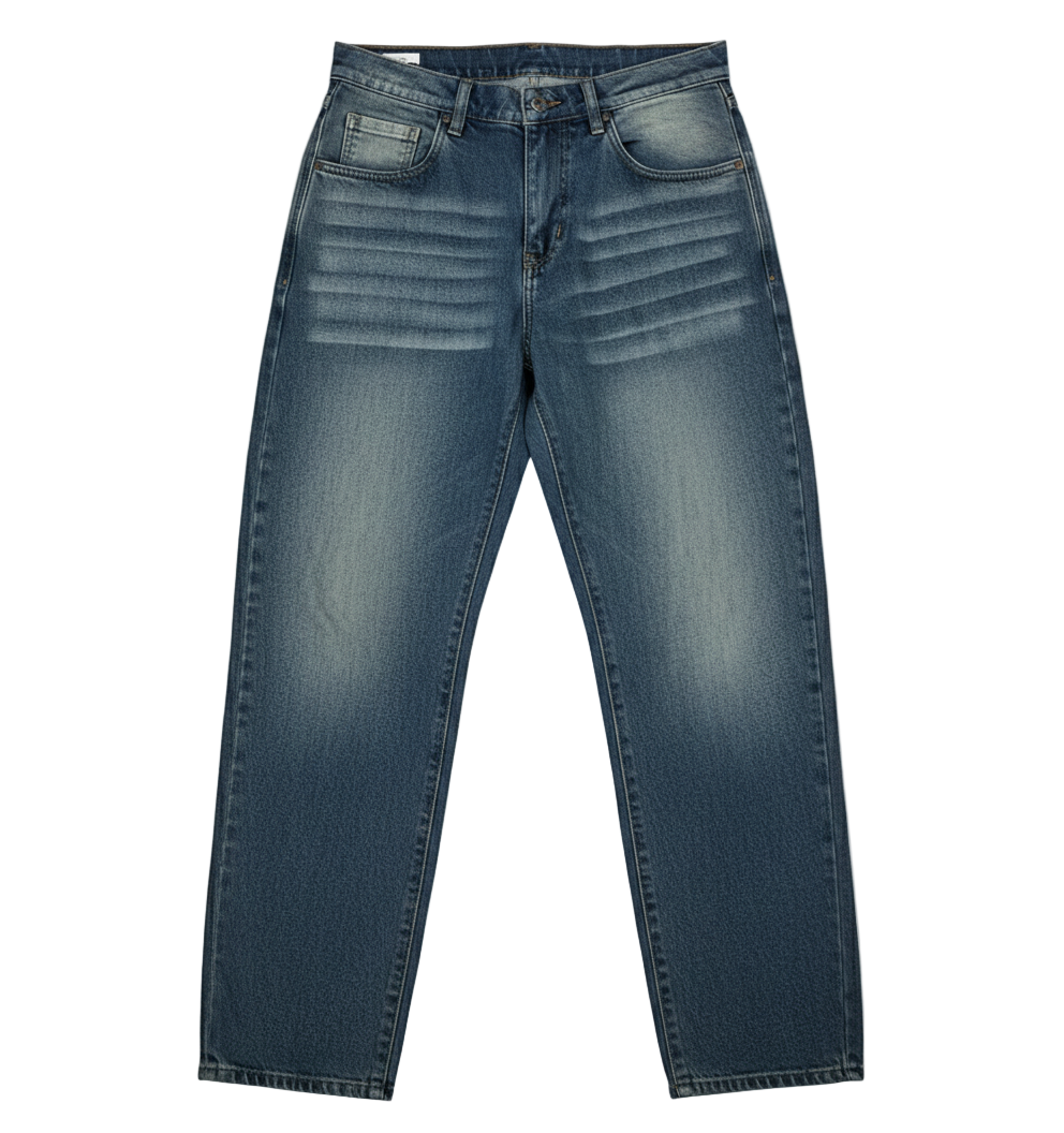 Jean Baggy Fit Azul Petroleo