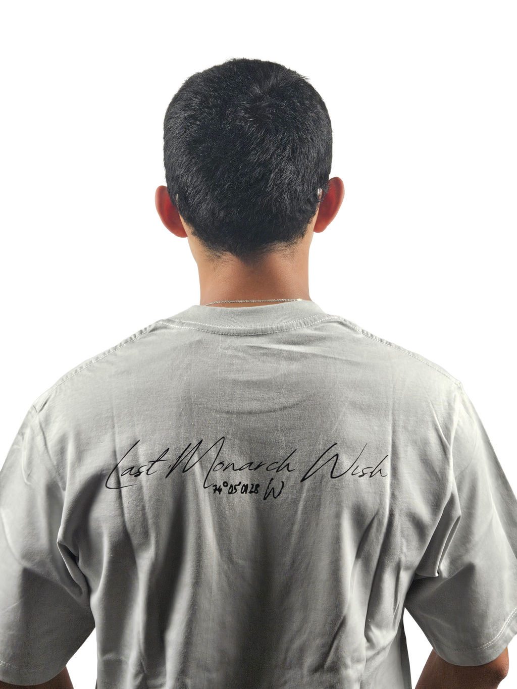 Camiseta Monarch Wish (Gris Claro)