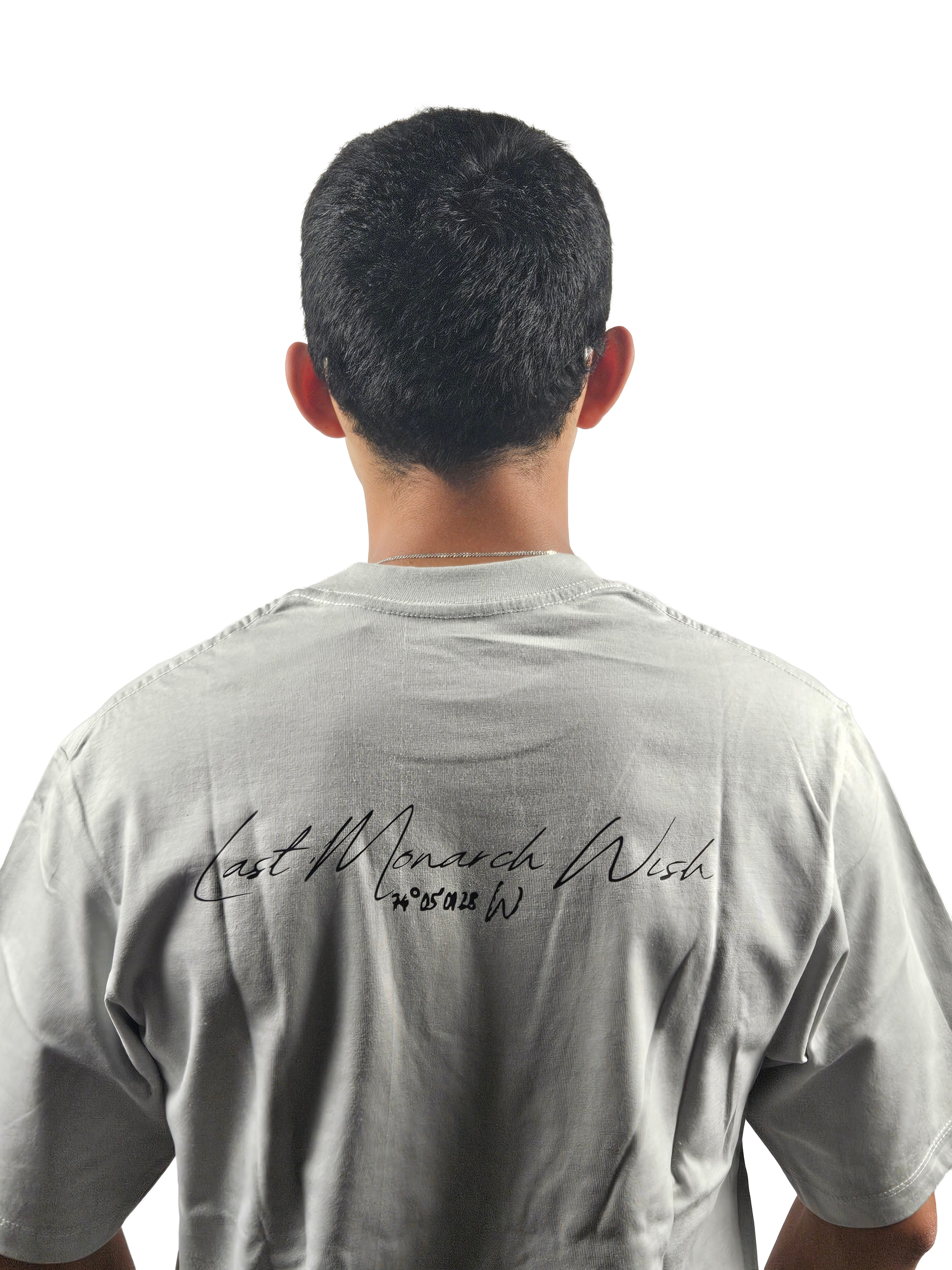 Camiseta Monarch Wish (Gris Claro)