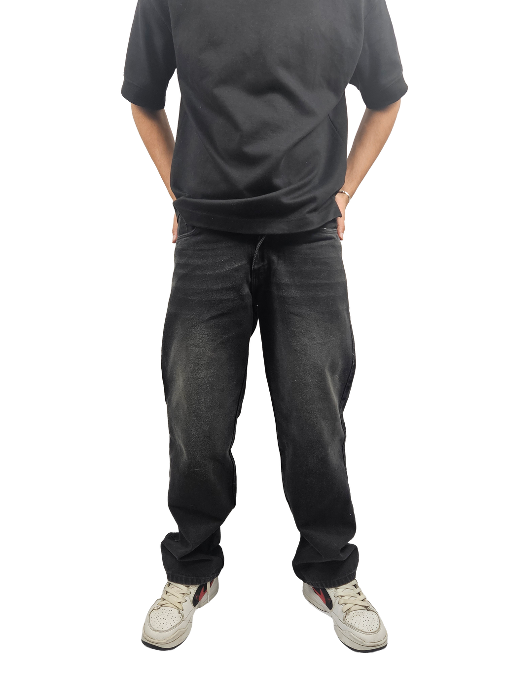 Jean Baggy Fit Negro