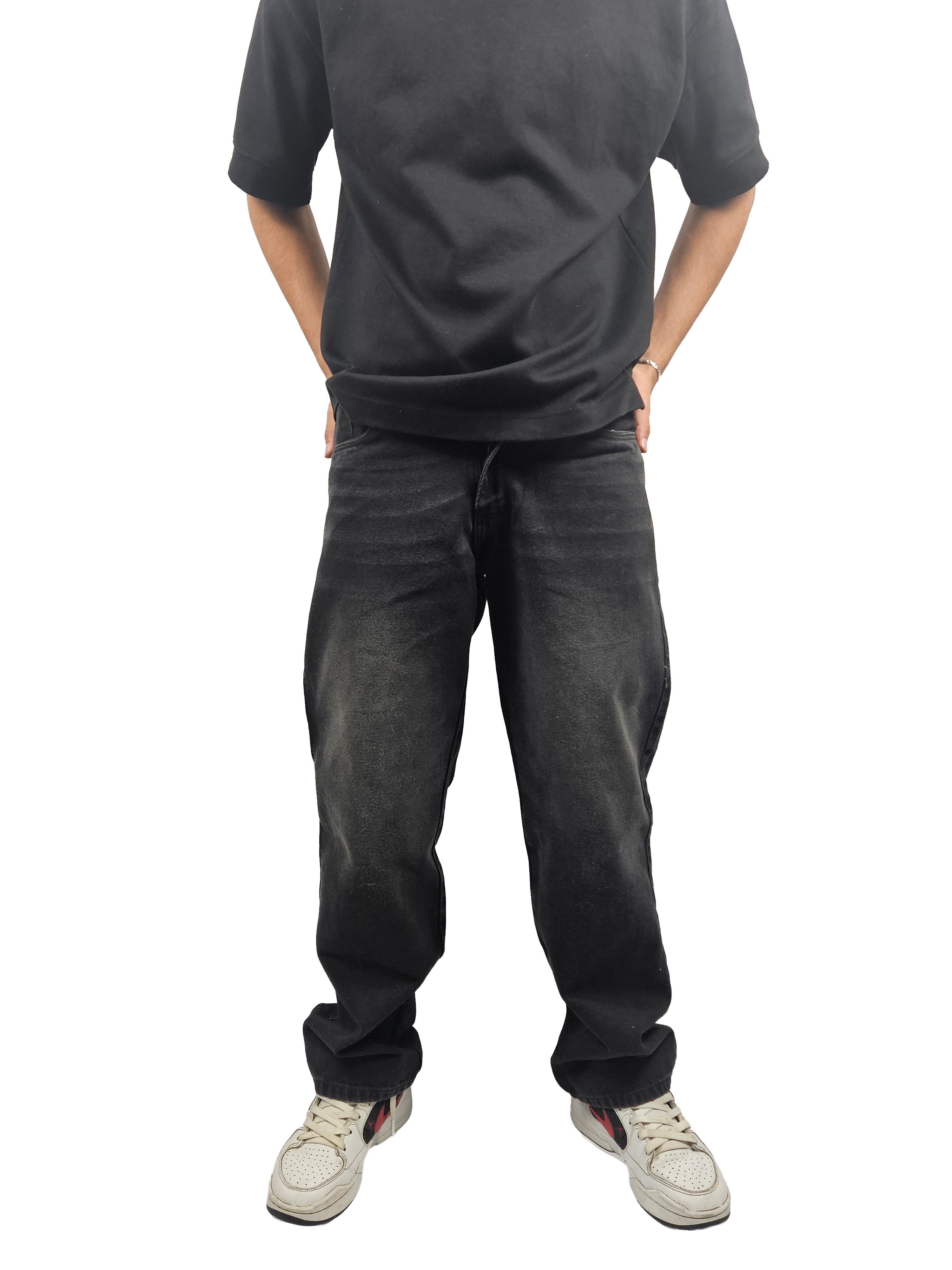 Jean Baggy Fit Negro