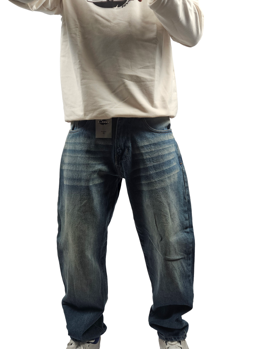Jean Baggy Fit Azul Petroleo