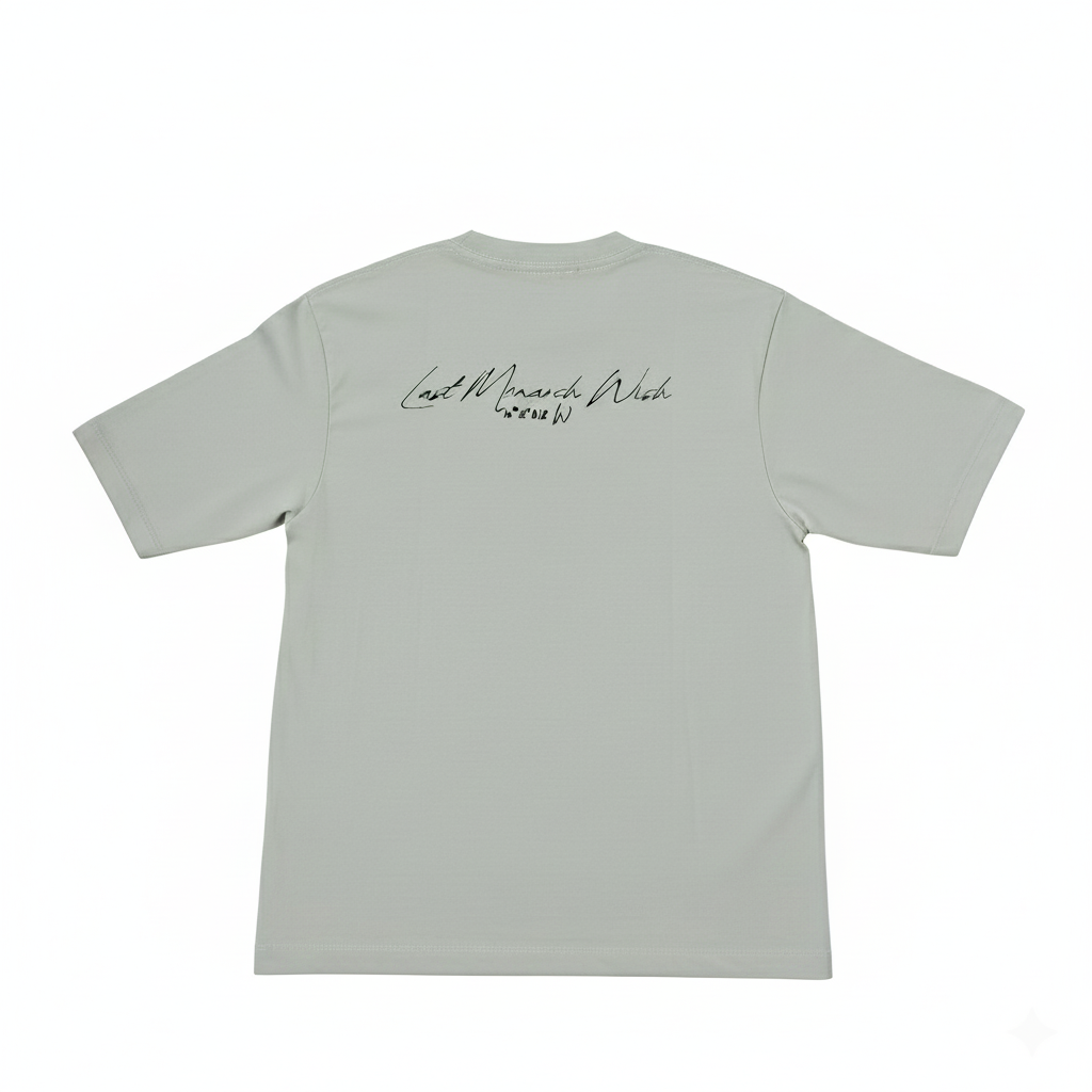 Camiseta Monarch Wish (Gris Claro)