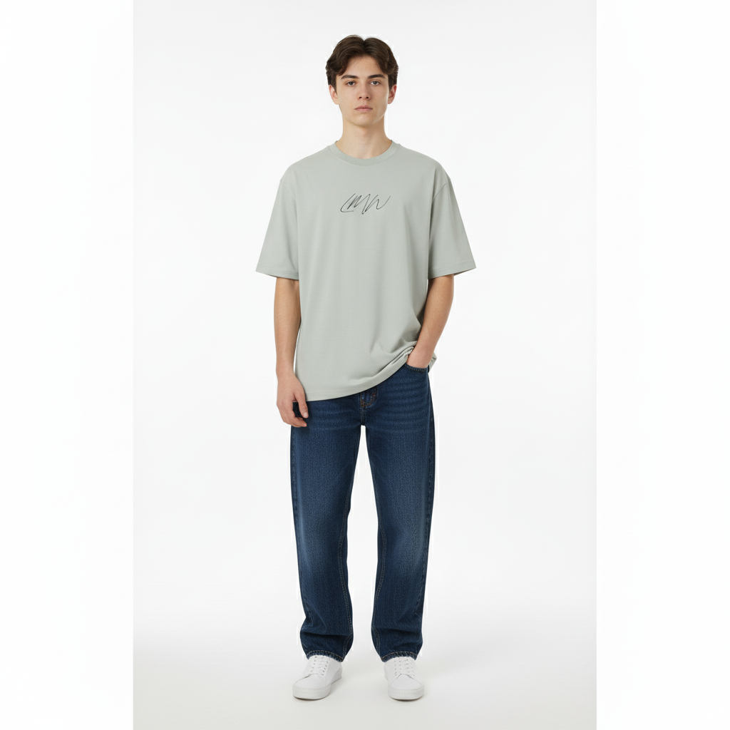 Jean Baggy Fit Azul Petroleo