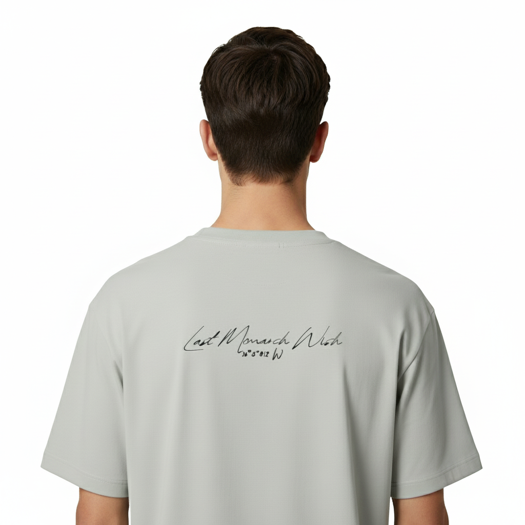 Camiseta Monarch Wish (Gris Claro)